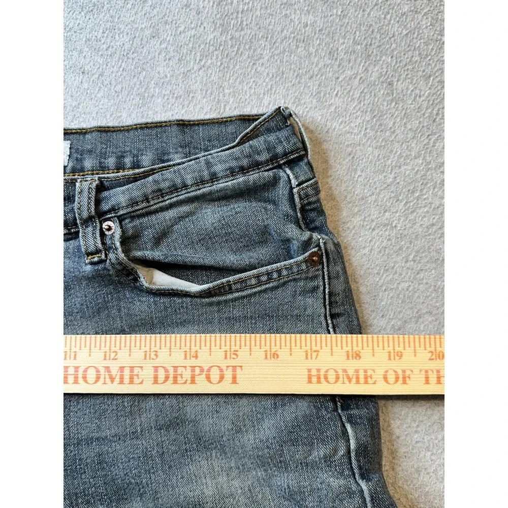 Signature by Levi Strauss & Co Jeans Mens 31x29 Gray SS1 Straight‎ Stretch Denim